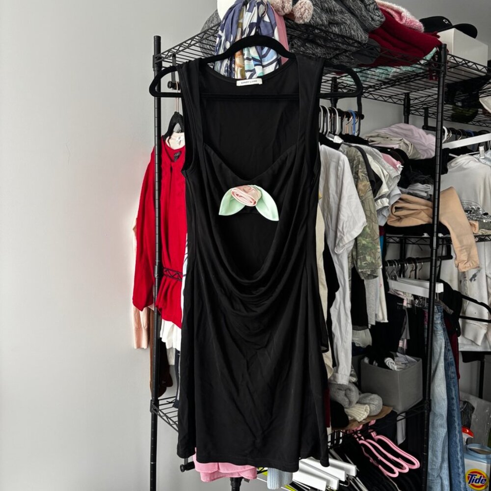 SANDY LIANG PURL DRESS as seen on FW23 perfect condition - Picture 2 of 4